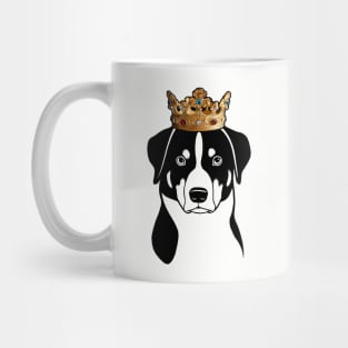 Appenzeller Sennenhund Dog King Queen Wearing Crown Mug